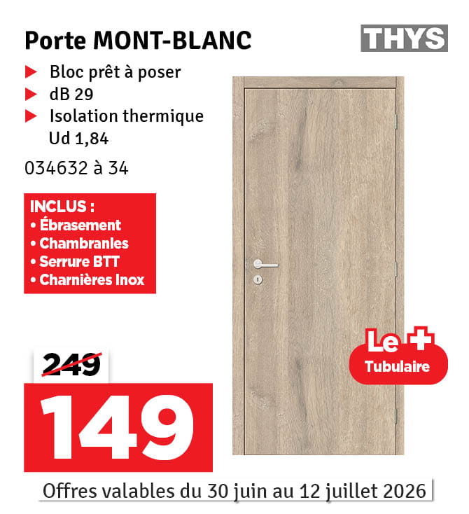 Bloc porte Mont-Blanc THYS